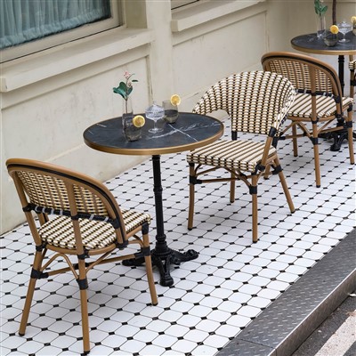 Ghế Bistro kiểu Pháp: 5 mẹo để chọn-Ghế mây PE chất lượng cao