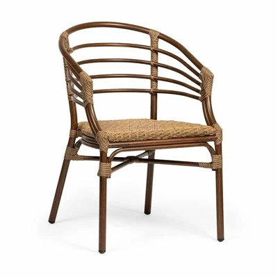 Ghế ăn mây sân vườn